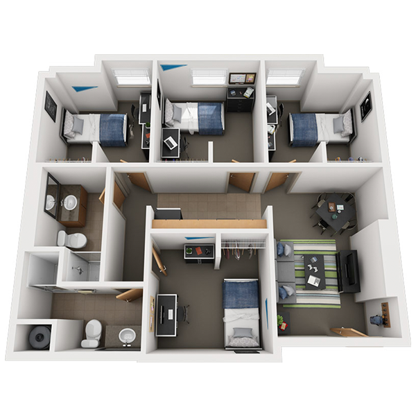 Student Apartment Floor Plans In The Florida Keys